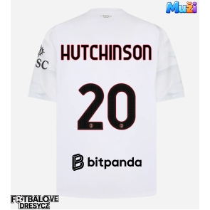 AC Milan Omari Hutchinson #20 Venkovní Dres 2026-27 Krátký Rukáv AC Milan Omari Hutchinson #20 Venkovní Dres 2026-27 Krátký Rukáv